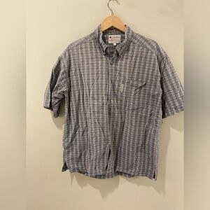 Men’s - Columbia Short Sleeve Button Up - Size Large